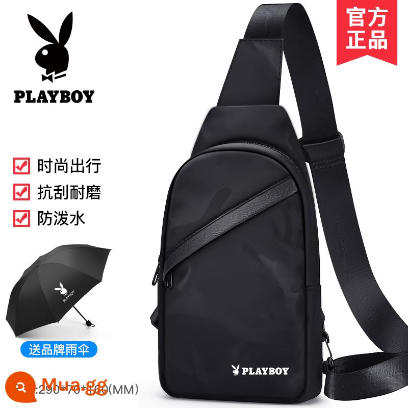 Túi Ngực Playboy Nam Túi Triều Thương Hiệu Mùa Hè Mới Túi Đeo Vai Dung Tích Lớn Cổ Ngực Ba Lô Nhỏ - In kiểu 1 [Đơn giản] [Ô miễn phí]