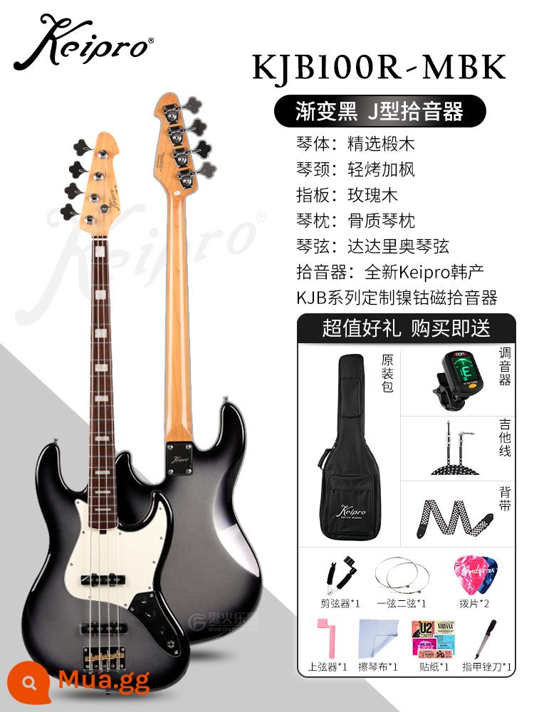 2022 MỚI KEIPRO KJB100 FULL SERIES CỦA BASS BASS BẮT ĐẦU - [Bốn Dây]KJB100R-MBK Màu Đen Chuyển Sắc