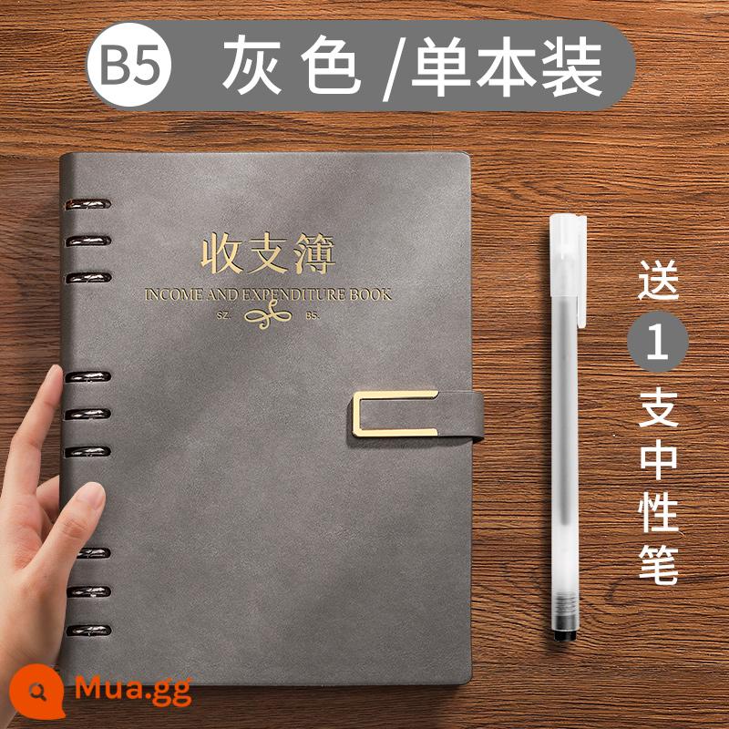 Biểu mẫu phổ thông, sổ đăng ký rời này, bảng thống kê này, hồ sơ này, bảng đăng nhập này, bảng lương, bảng kiểm kê, danh sách kiểm kê, hồ sơ nhân viên và bảng chấm công, đăng ký tài liệu phòng chống dịch bệnh, hồ sơ khử trùng, sổ sách kế toán - [Sổ thu chi] Tờ rời/B5 xám (160 trang)