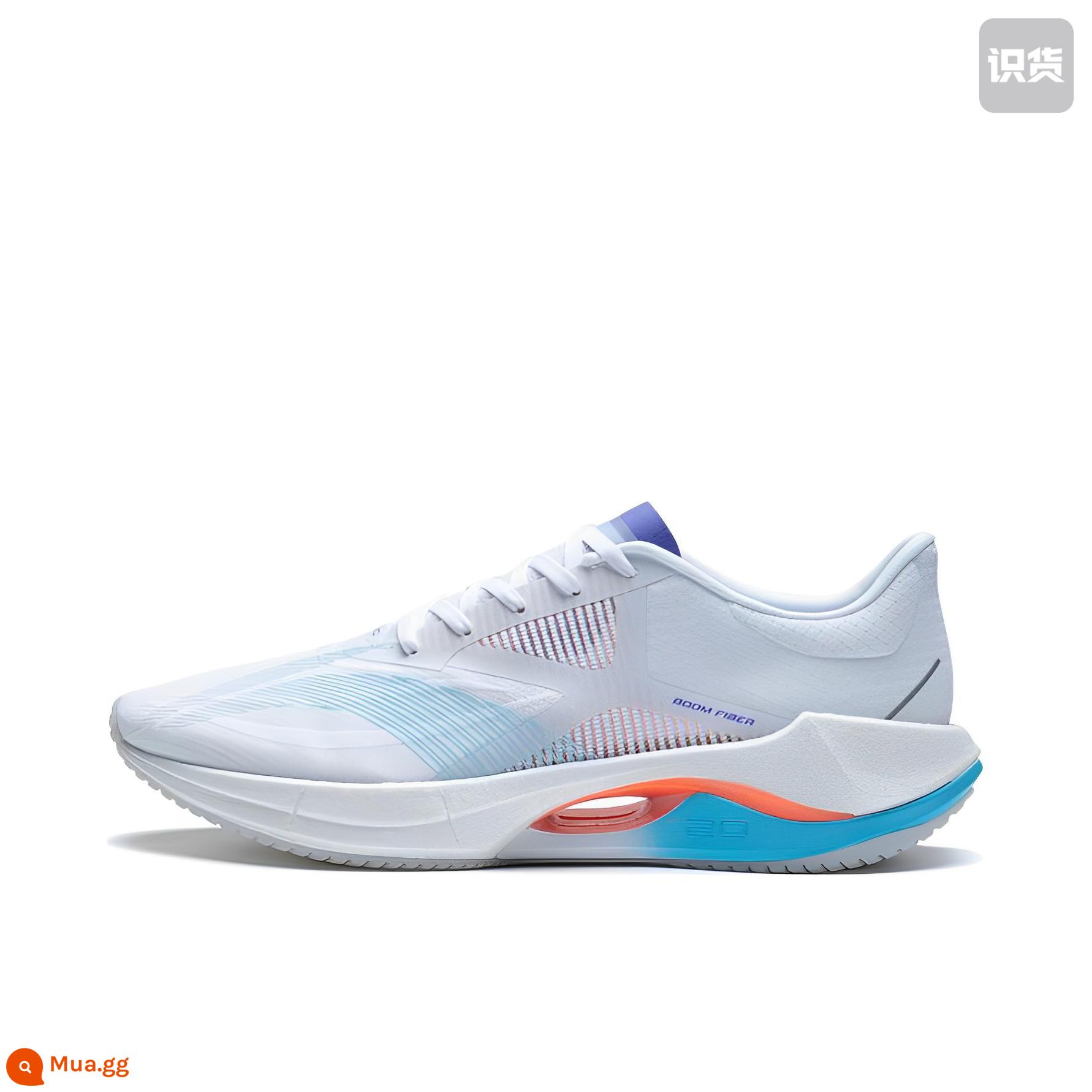 Giày chạy bộ Li Ning siêu nhẹ 20 nam lưới thoáng khí thể thao chuyên nghiệp giày chạy bộ chống sốc giày thể thao đế mềm ARBT001 - [Siêu nhẹ 20]ARBT001-6 mã sơn trắng xanh