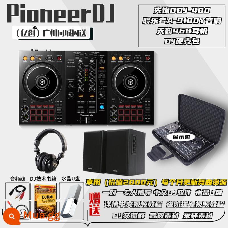 Pioneer/Pioneer DDJ-400 DDJ-FLX4 Bộ điều khiển DJ Bộ điều khiển DJ Bộ điều khiển DJ Pioneer cấp cơ bản - Pioneer DDJ400+Máy nghe âm thanh+Túi DJ+Tai nghe 960