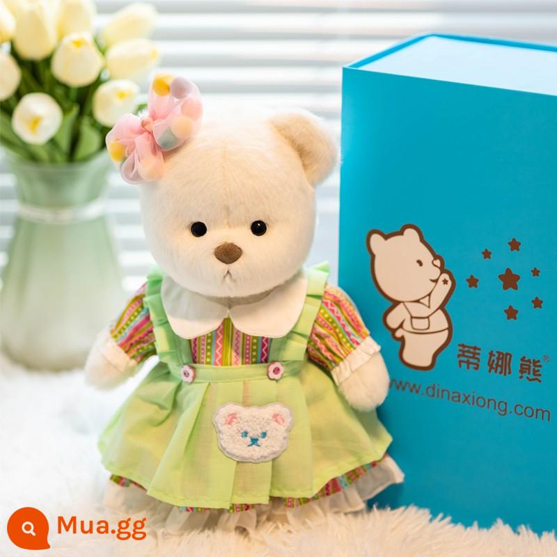 Gấu Tina Gấu Búp Bê Dễ Thương Quà Tặng Sinh Nhật Cho Bạn Gái Người Lớn 18 Tuổi Ngày Tết Lễ Tình Nhân - Phiên bản mới của Vỏ Tạp Dề Gấu Trắng-Gấu Nhỏ