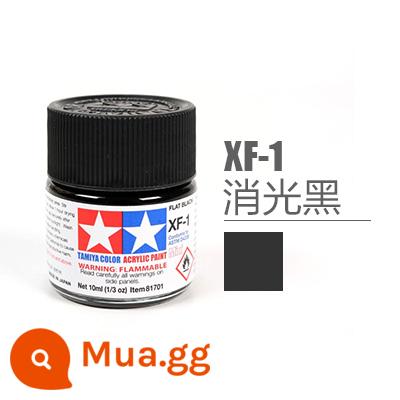 【Mẫu 3G】Mô hình sắc tố sơn Tamiya Sơn gốc nước đặc biệt Dòng mờ XF1-XF24 10mL - XF1 màu đen