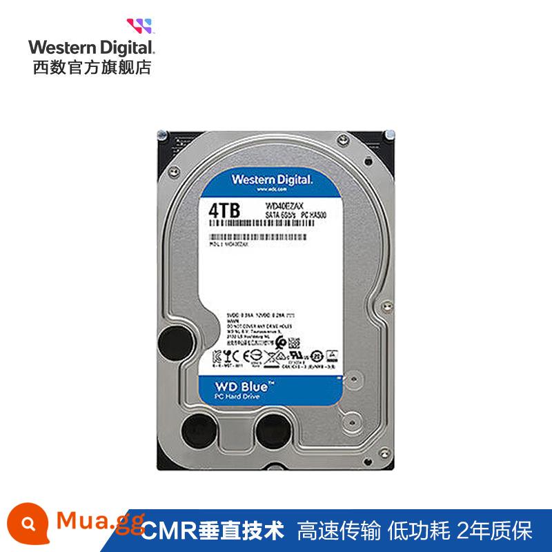 Ổ cứng cơ WD Western data 4t 2t 4tb 6t 8tWestern2tb đĩa cơ 1tb máy tính 1t máy tính để bàn - Đĩa xanh 4T CMR | WD40EZAX