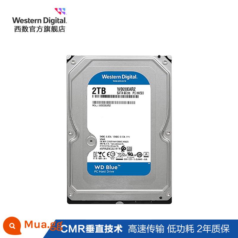 Ổ cứng cơ WD Western data 4t 2t 4tb 6t 8tWestern2tb đĩa cơ 1tb máy tính 1t máy tính để bàn - Đĩa xanh 2T CMR WD20EARZ