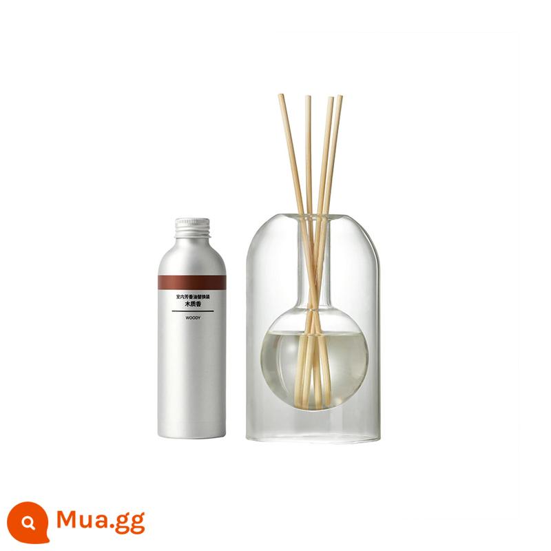 Muji MUJI [tinh dầu thơm trong nhà] bộ tinh dầu thơm trong nhà tinh dầu thơm hoa hồng dại hoa hồng dại - hương gỗ tròn