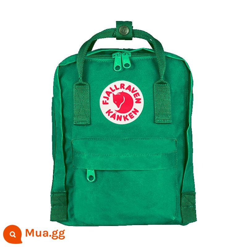 Balo Fjallraven/cáo Bắc Cực Kanken Mini Mini Cặp Cặp Đi Học Balo Nữ 23561 - 648 màu xanh lá cây tươi sáng