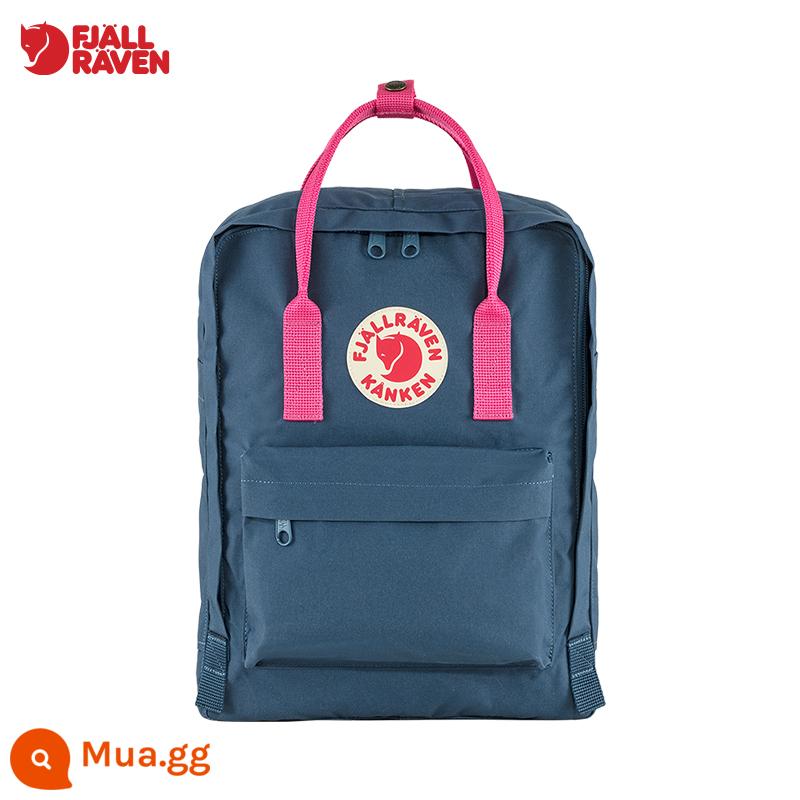 Fjallraven Cáo Bắc Cực Ba Lô Kanken Nam Nữ Nhẹ Ba Lô Du Lịch Túi Túi Thể Thao 23510 - 540-450 xanh hoàng gia/hồng hồng hạc