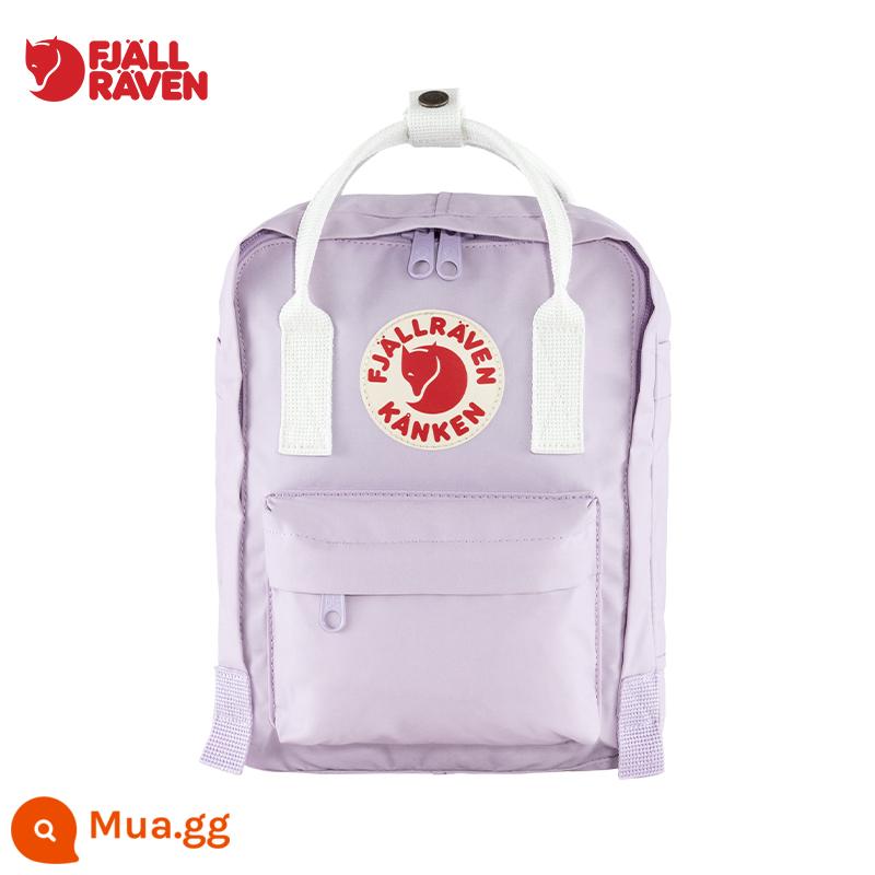 Balo Fjallraven/cáo Bắc Cực Kanken Mini Mini Cặp Cặp Đi Học Balo Nữ 23561 - 457-106 oải hương/trắng mát