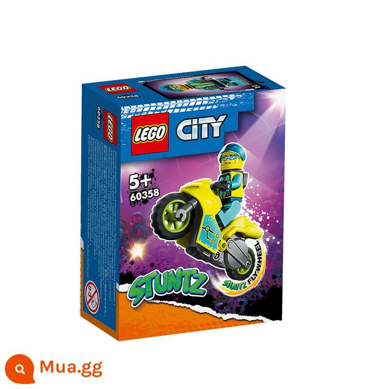 Lego Khối Xây Dựng Dòng Thành Phố Máy Bay Chữa Cháy Những Người Bạn Tốt Bé Trai Và Bé Gái Lắp Ráp Xe Thể Thao Đồ Chơi Hộp Nhỏ Bộ Khởi Đầu - Xe máy đóng thế hai chiều 60358