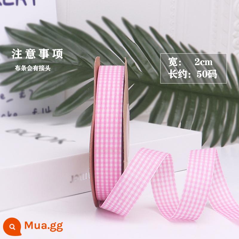 Ins Gấu Mini Feinan Tuyết Trang Trí Bánh Hộp Đóng Gói Trong Suốt 2 Inch Vòng Giấy Trong Suốt Hộp Bánh Mousse - Như trong hình Ruy băng kẻ sọc hồng 2cm