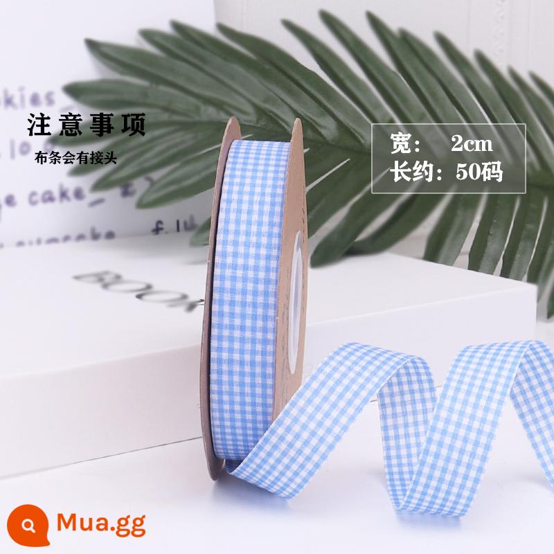 Ins Gấu Mini Feinan Tuyết Trang Trí Bánh Hộp Đóng Gói Trong Suốt 2 Inch Vòng Giấy Trong Suốt Hộp Bánh Mousse - Như trong hình Ruy băng kẻ sọc xanh 2cm