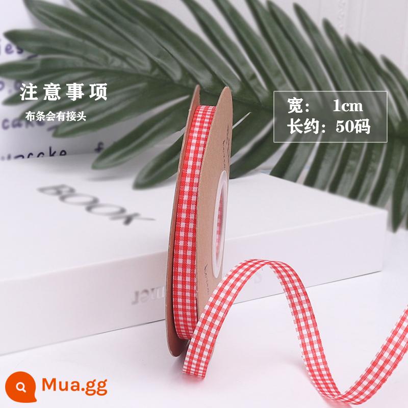 Ins Gấu Mini Feinan Tuyết Trang Trí Bánh Hộp Đóng Gói Trong Suốt 2 Inch Vòng Giấy Trong Suốt Hộp Bánh Mousse - Như trong hình Ruy băng kẻ sọc đỏ 1cm