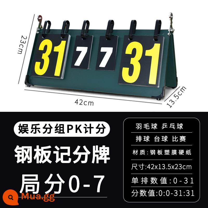 Bảng điểm bảng điểm có thể được lật lại bảng điểm bóng rổ bảng điểm bi-a bảng trò chơi bảng điểm bóng bàn - Bảng điểm đa chức năng [Mẫu tấm thép]