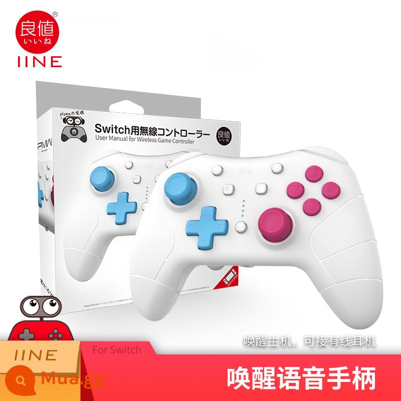 Liangzhi Switch Pro Lang Giá trị không dây Thức dậy Bluetooth GamePad Four -Genation Cat -shaped NS Jet - Tay cầm không dây bằng giọng nói đánh thức thế hệ thứ 4 có giá trị tốt Sword and Shield