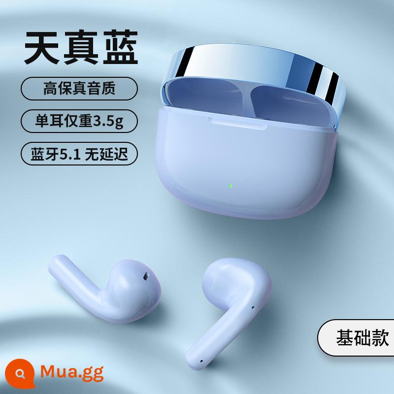 Tai nghe bluetooth không dây chơi game tai nghe giảm tiếng ồn thi đấu điện thích hợp cho Huawei apple kê vivo chuyên dụng mới 2022 - [Ngoại hình đẹp][Xanh lam·Mẫu cơ bản] Chất lượng âm thanh có độ trung thực cao♥Cuộc gọi thoại HD❤Âm trầm đặc biệt khi chạy