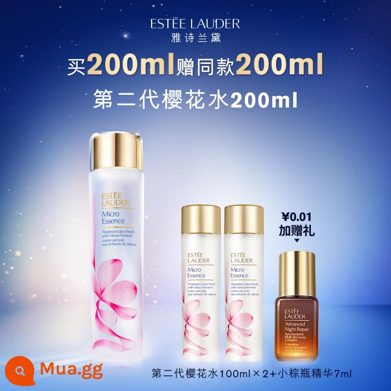 [Hàng mới] Estee Lauder nước hoa anh đào thế hệ thứ hai micro essence thu nhỏ lỗ chân lông dưỡng ẩm dưỡng ẩm - 200ml nước hoa anh đào thế hệ thứ hai