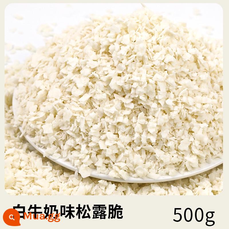 Kem Pháp Chip Trang Trí Bánh Chip Nghiền Nghiền Bánh Quy Kem Gỗ Cám Cốc Chấm Nước Mochi Chip - Bột mì trắng vị sữa giòn 500g