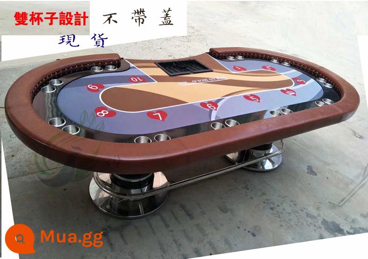 Bàn Texas hold'em bàn cờ hai mục đích bàn hội nghị bàn poker tùy chỉnh - Model D không có nắp, làm sẵn 240x120x80cm