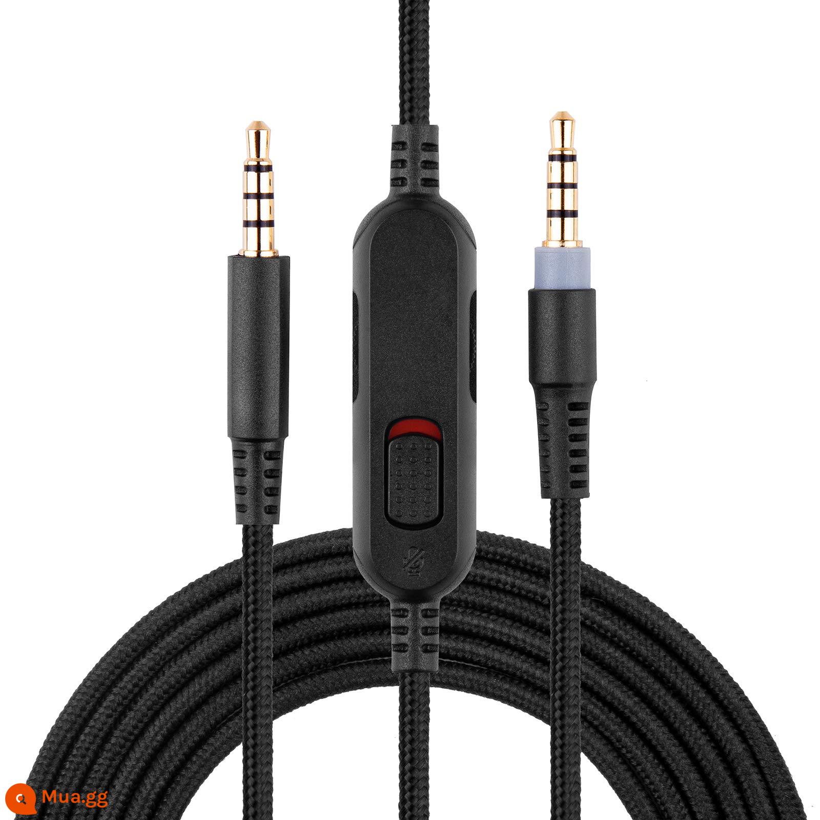 Thay cáp tai nghe Kingston Alpha Alpha Sky Arrow Flight sky Mix cáp chuyển audio 3.5mm - Dây mỏng/Điều chỉnh ròng rọc/Công tắc tắt tiếng Mic, chiều dài dây 200cm