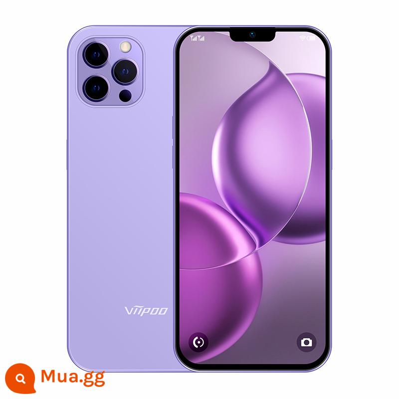 VIIPOO 13Pro sản phẩm mới ra mắt trò chơi giá sinh viên màn hình lớn 100 nhân dân tệ điện thoại thông minh camera Netcom Android đầy đủ - ngôi sao màu tím