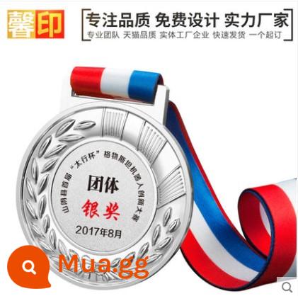 Huy chương huy chương kim loại lớn tùy chỉnh danh sách trò chơi marathon tùy chỉnh huy chương vàng làm huy chương kỷ niệm cho trẻ em - huy chương bạc