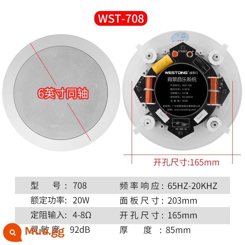 Loa trần Westin âm trần gia đình loa âm trần nhúng nhạc nền phát sóng cửa hàng trong nhà - 708