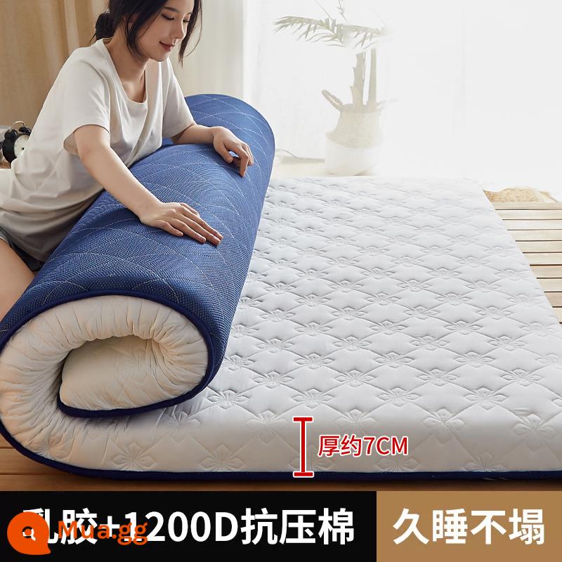 Nệm cao su đệm ký túc xá sinh viên đơn nệm đặc biệt 90x190 ký túc xá 80 hộ gia đình bông nhớ - Nệm cao su cỏ bốn lá màu trắng - dày khoảng 7cm