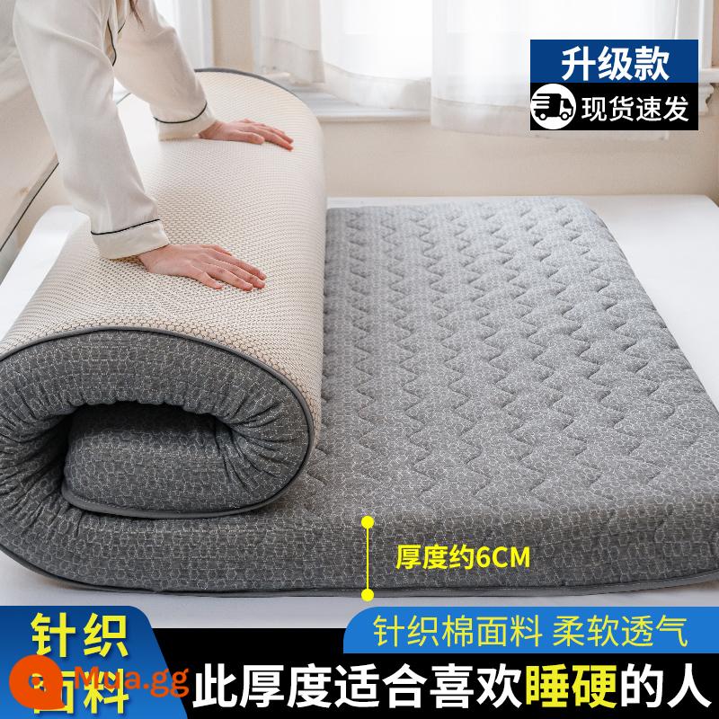 Nệm cao su đệm hộ gia đình nệm chiếu tatami chiếu ký túc xá sinh viên giường đơn cho thuê đệm lót đệm ngủ đặc biệt - Model một mặt - tôn màu xám - dày khoảng 6cm [đầy mủ cao su, không dễ xẹp]