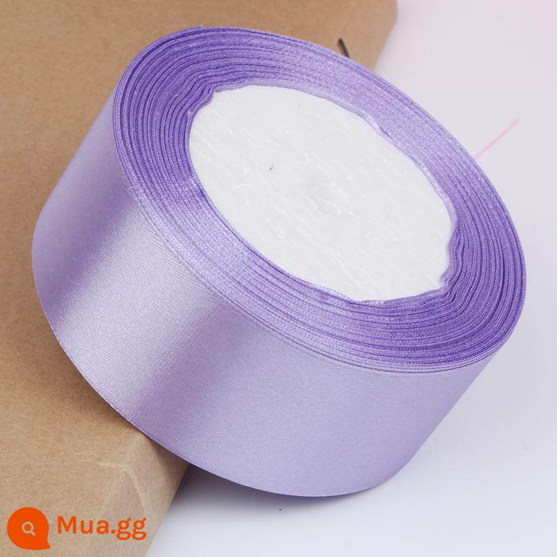 4Cm Ruy Băng Hoa Hoa Hồng Trang Trí Handmade DIY Dây Bện Tặng Ruy Băng Đỏ Nơ Satin - Tử đinh hương (ba cuộn bất kỳ có giá 3,5 nhân dân tệ mỗi cái)