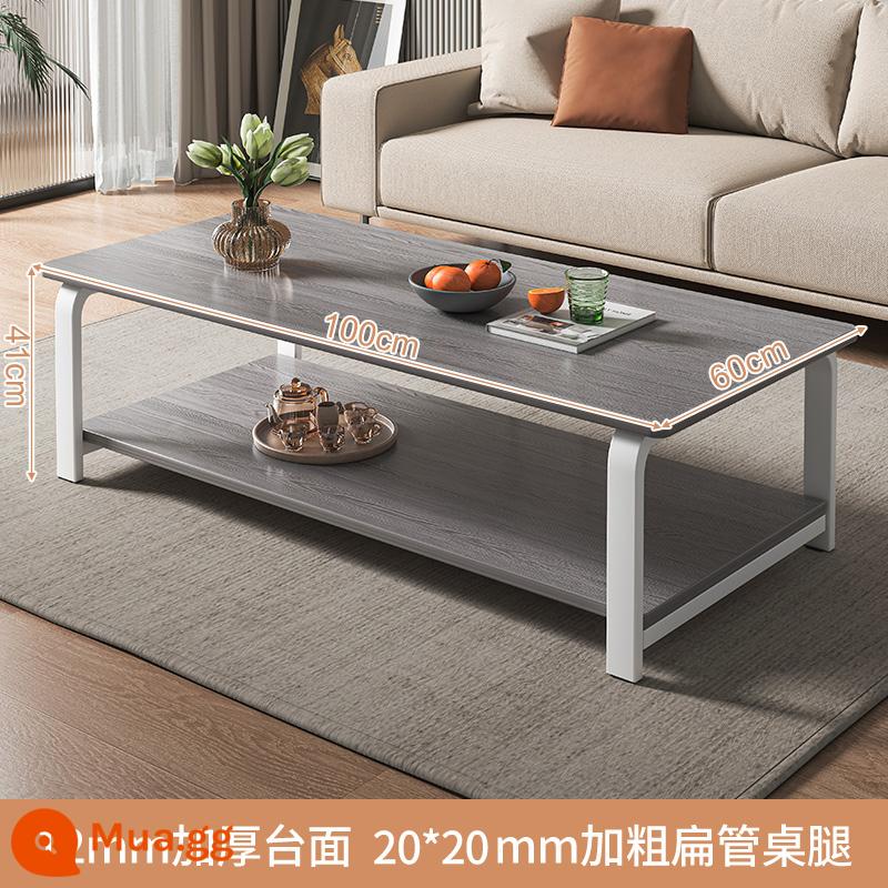 Bàn cà phê căn hộ nhỏ bàn cho thuê nhà đơn giản hiện đại tối giản sofa bên một vài phòng khách đơn giản bàn cà phê gia đình bàn trà - [Phong cách mới 2023] Xám Morandi 100*60*42cm