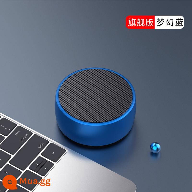 Loa Bluetooth không dây của Đức nhỏ chất lượng cao bộ sưu tập âm thanh tại nhà xe mini ngoài trời siêu loa siêu trầm - Phiên bản hàng đầu: Dream Blue [Chất lượng âm thanh độ trung thực cao không bị méo tiếng HiFI + âm thanh vòm toàn cảnh + lõi kép Bluetooth 5.0]