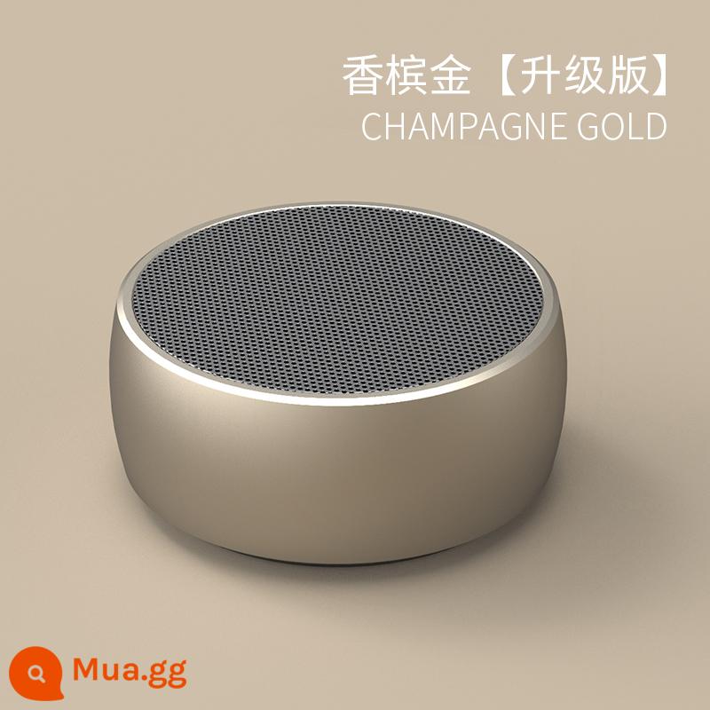 Loa Bluetooth không dây của Đức nhỏ chất lượng cao bộ sưu tập âm thanh tại nhà xe mini ngoài trời siêu loa siêu trầm - Phiên bản nâng cấp: Vàng Champagne [Chất lượng âm thanh không bị méo tiếng HiFi + âm thanh vòm 3D + lõi đơn Bluetooth 5.0]