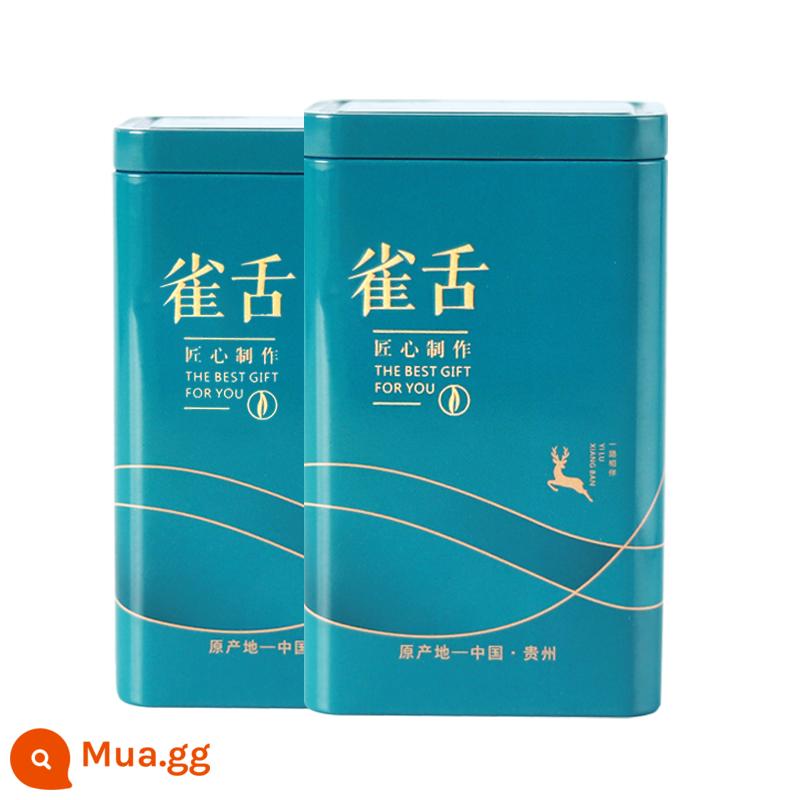 Yangchun Baixue Cao Cấp 2022 Trà Mới Mingqian Quý Châu Lưỡi Chim Meitan Green Bud Trà Xanh Hương Vị Tươi Tốt Loại 200G - 100g trà mới hái 23 năm tuổi