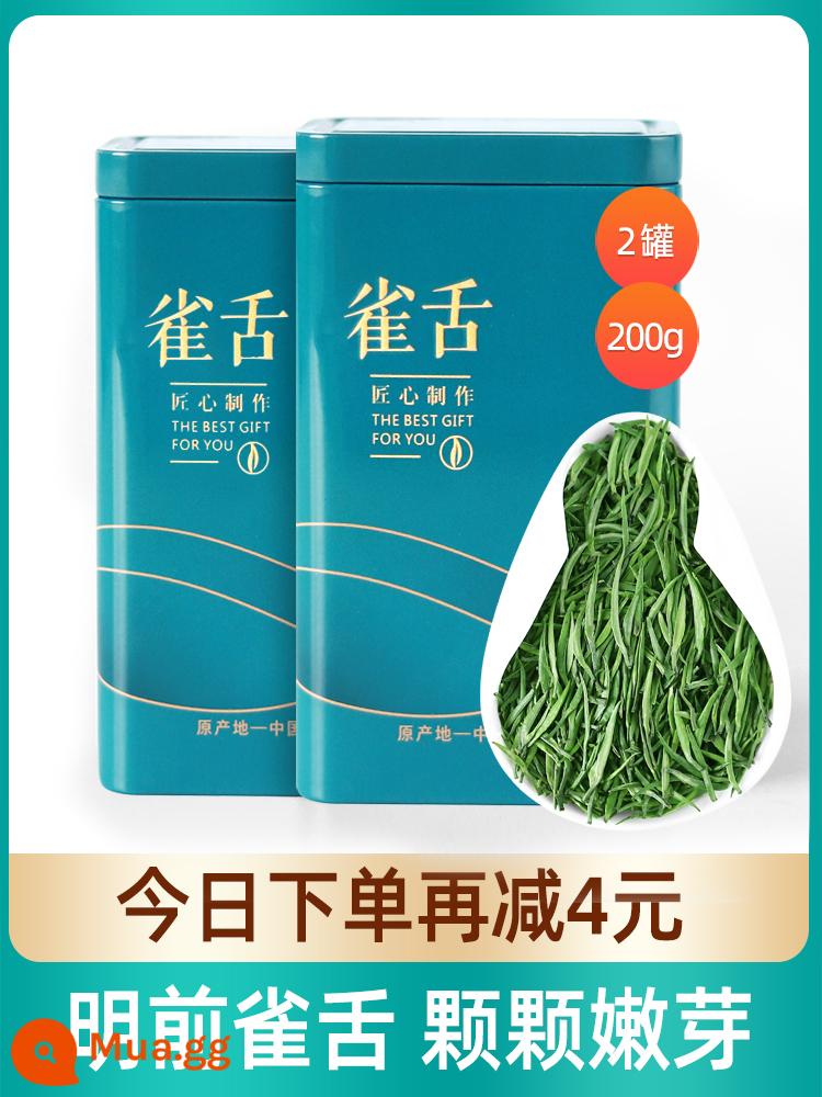 Yangchun Baixue Cao Cấp 2022 Trà Mới Mingqian Quý Châu Lưỡi Chim Meitan Green Bud Trà Xanh Hương Vị Tươi Tốt Loại 200G - 200g Trà mới hái năm 23 tuổi