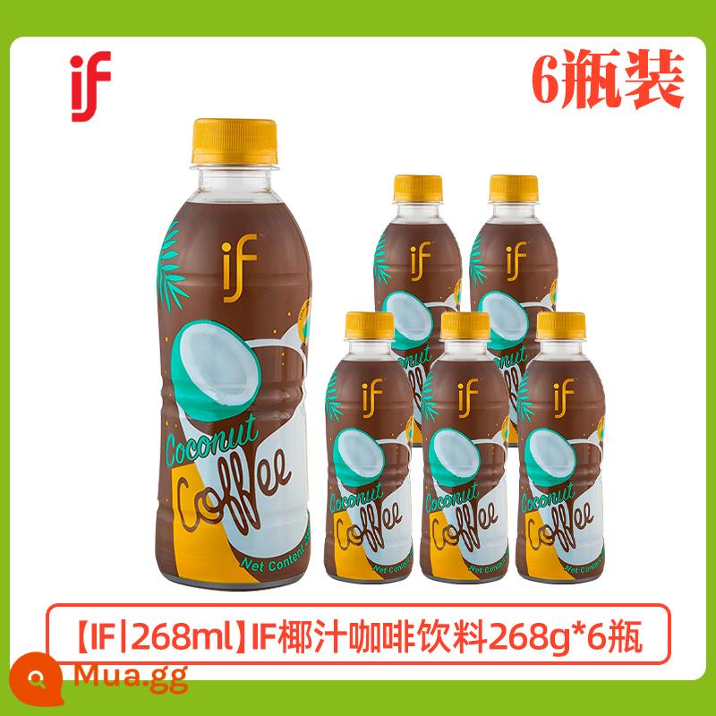 If Nước Dừa 1L*4 Chai Nước Dừa Nguyên Chất 1000ml Chai Lớn Uống Điện Giải 0 Thêm Nước Trái Cây Nhập Khẩu Từ Thái Lan - Cà phê sữa dừa NẾU uống 268g*6 chai