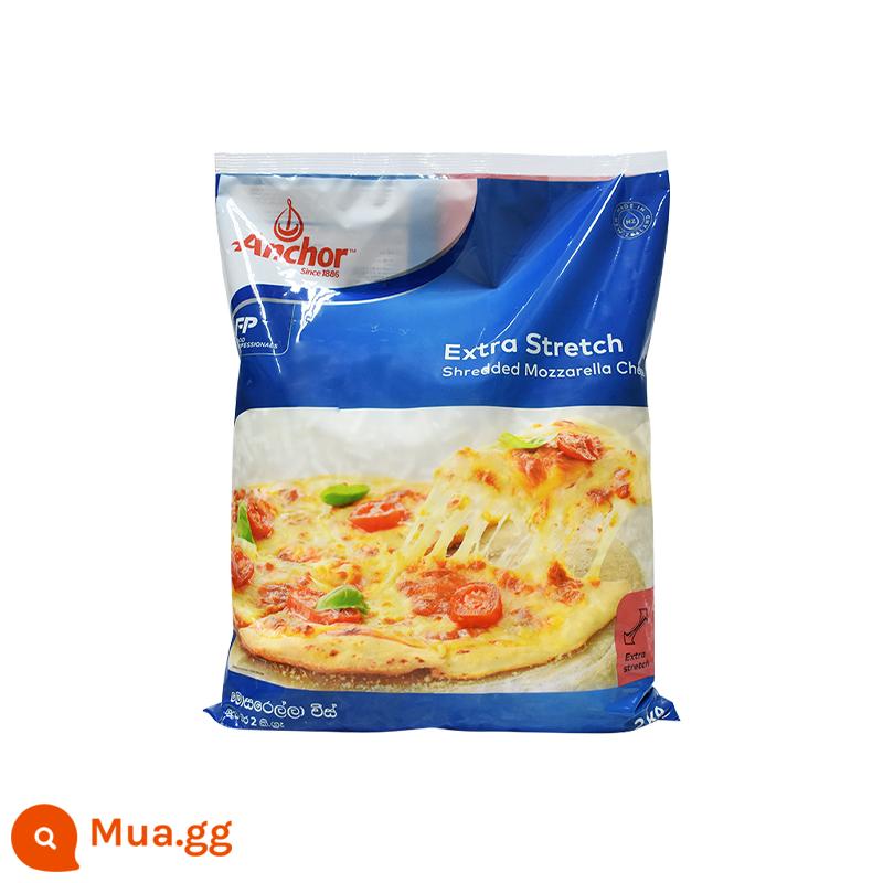 New Zealand nhập khẩu phô mai Mozzarella Anchor cắt nhỏ 1kg phô mai cắt nhỏ Pizza cơm nướng tại nhà dải phô mai - Gói 2kg 2kg