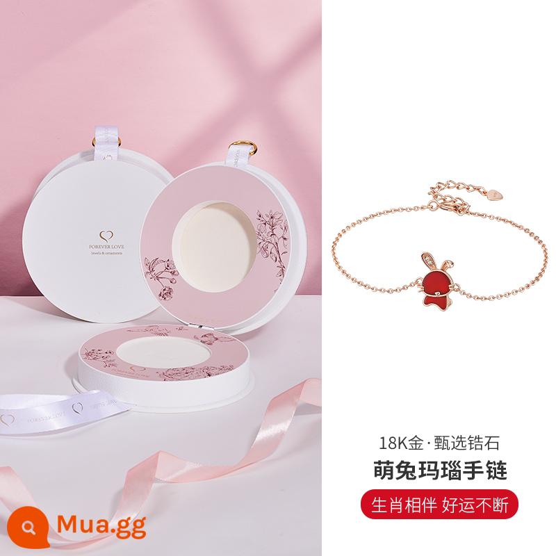 Mẫu Vàng 18k Cho Nữ Kỷ Mão - [Hộp quà tình yêu] Handmade