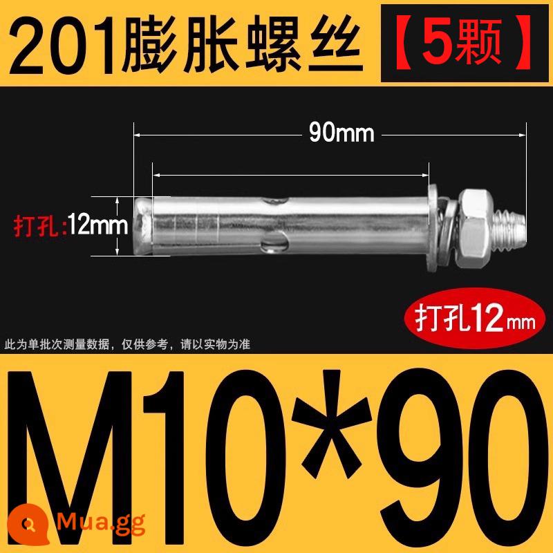 Vít nở kéo sắt mạ kẽm ống nổ vít neo Vít nở M6M8M10M12M14M16M18M20 - 201-M10*90[5 cái]