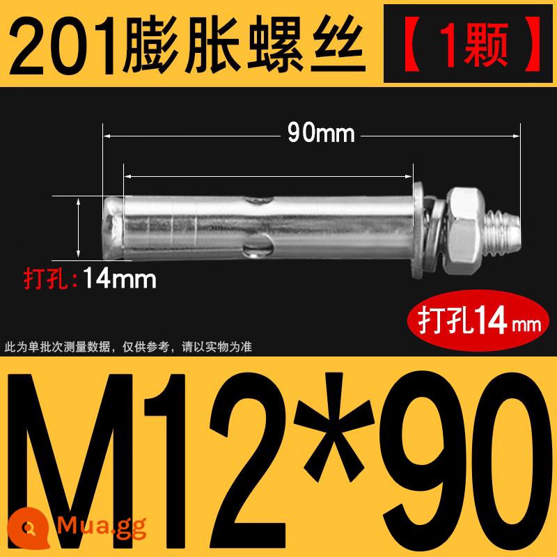 Vít nở kéo sắt mạ kẽm ống nổ vít neo Vít nở M6M8M10M12M14M16M18M20 - 201-M12*90[1 cái]