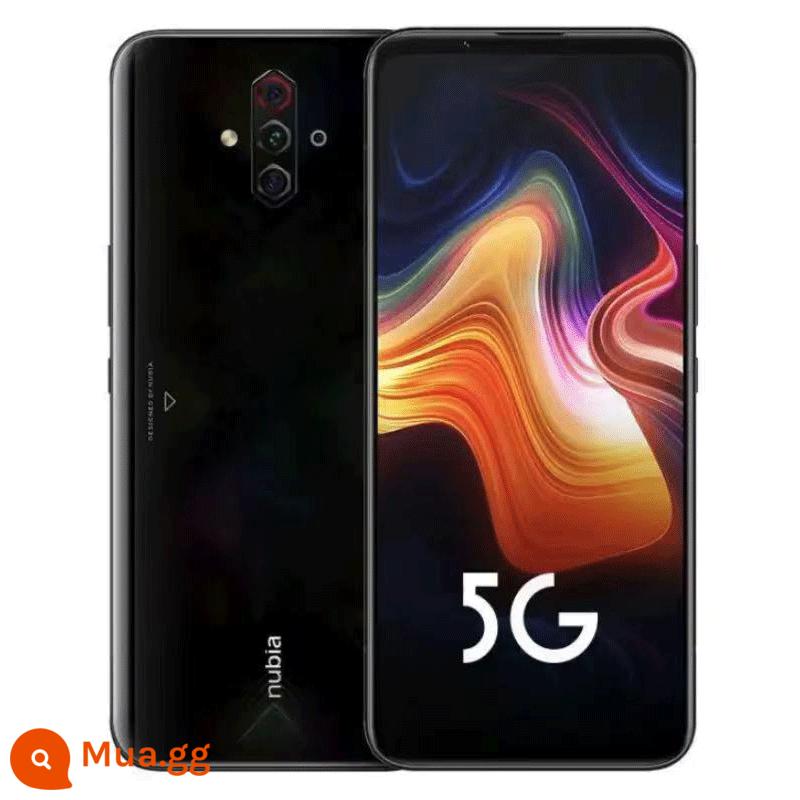 Nubia/Nubia chơi đầy đủ Điện thoại di động chơi game thể thao điện tử Netcom 5G Snapdragon 765G 144HZ bàn chải cao pin lớn - Chơi màu đen[8+128]