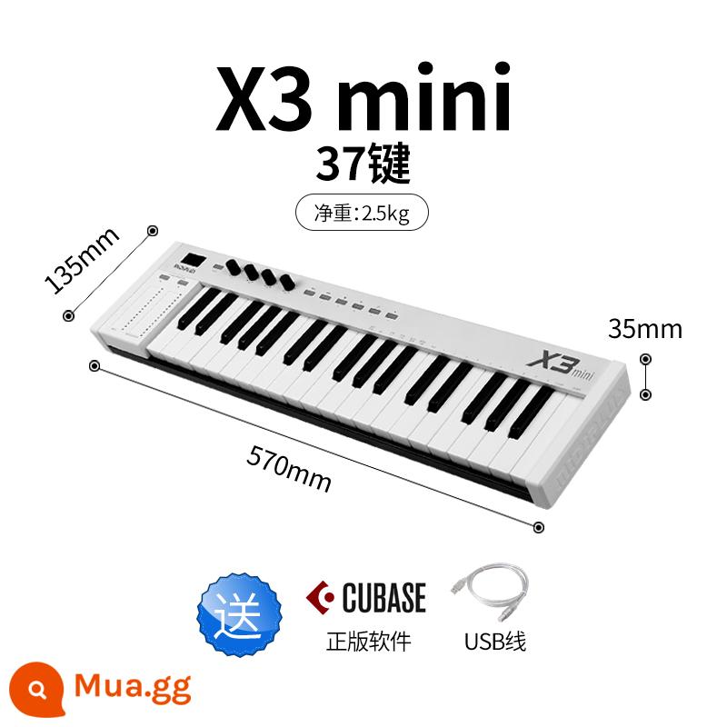 Bộ điều khiển nhạc điện tử midiplus X8III X61 49 Bàn phím midi 88 phím chuyên nghiệp - X3mini (bàn phím mini) (đi kèm phần mềm soạn nhạc chính hãng)