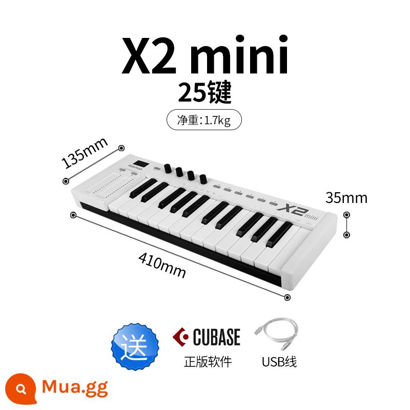 Bộ điều khiển nhạc điện tử midiplus X8III X61 49 Bàn phím midi 88 phím chuyên nghiệp - X2mini (bàn phím mini) (có phần mềm soạn nhạc chính hãng)