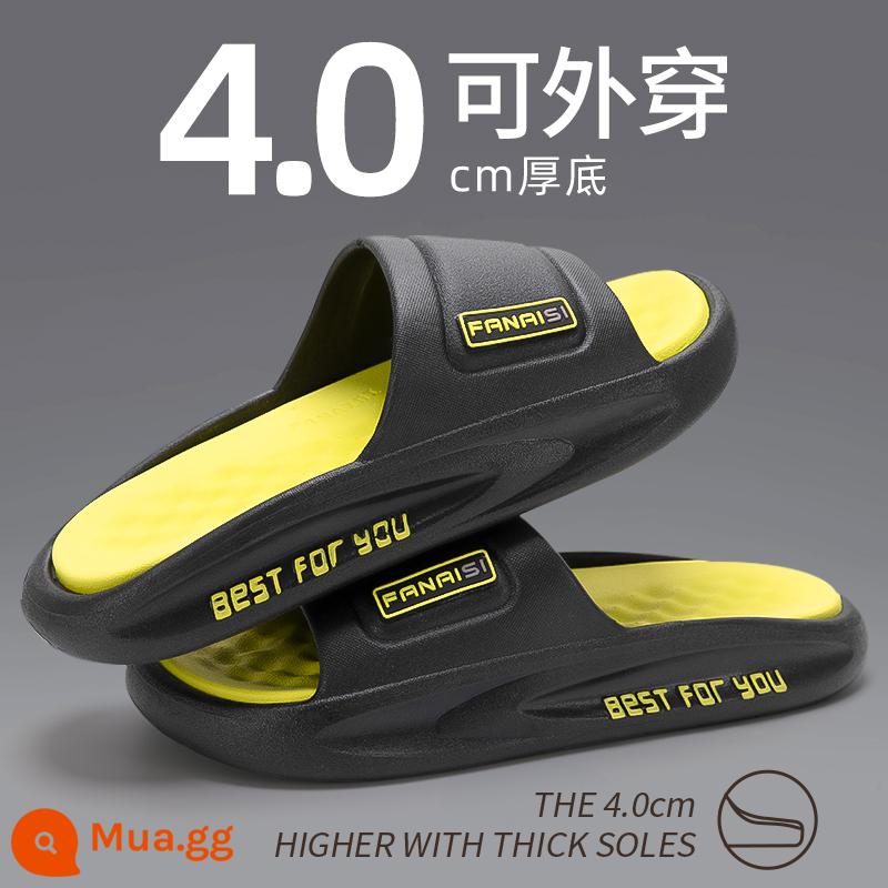 Giày Sandal Nam Mùa Hè Mới 2023 Giày Thể Thao Đế Dày Đế Dày Chống Trơn Trượt Nam Thanh Niên Dành Cho Nam - Xanh đen [phong cách nam tính thời thượng]