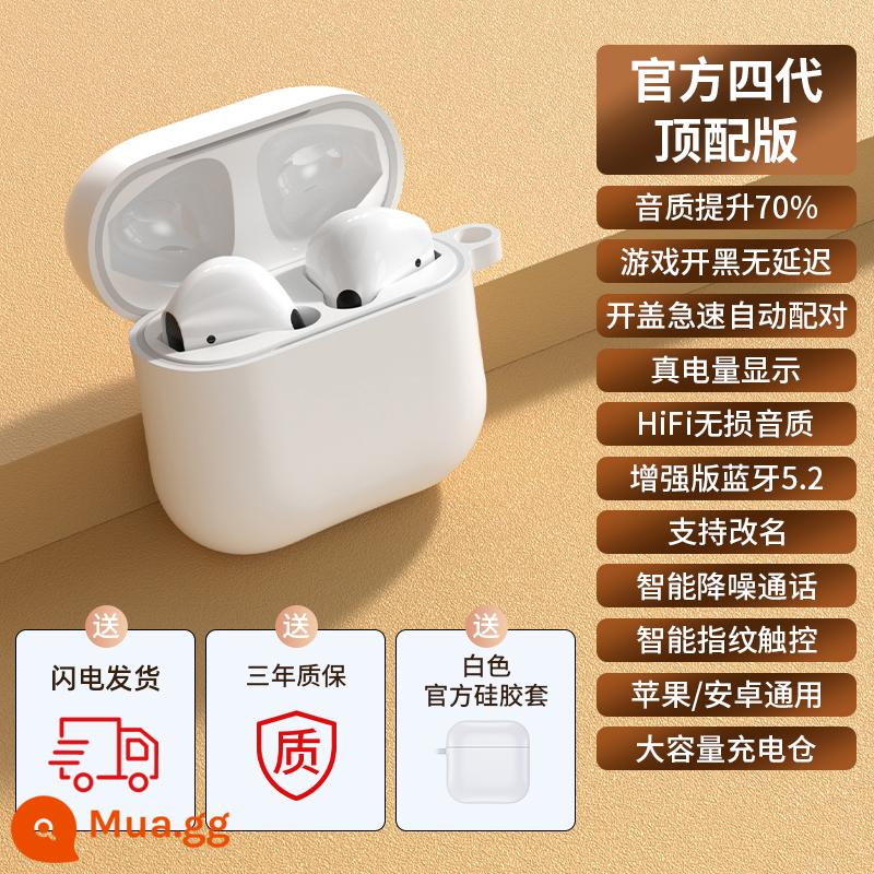 Tai nghe bluetooth true wireless 2022 mẫu mới giảm ồn nam nữ pin siêu dài chính hãng chính hãng phù hợp Xiaomi - Phiên bản hàng đầu [hộp màu trắng miễn phí + âm thanh nổi HiFi + không có cảm giác trễ + cuộc gọi giảm tiếng ồn]