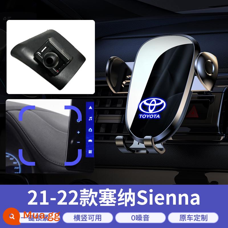 Giá đỡ điện thoại xe hơi Toyota CorollaCAMRY Ralink Asia Dragon Hanlanda Rongfang trang trí giá đỡ điện thoại xe hơi đặc biệt - [21-22 Sienna] Thông minh và 0 tiếng ồn bất thường