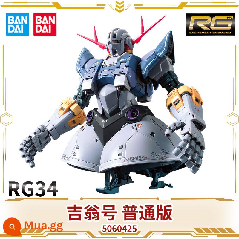 Mô hình lắp ráp Bandai Gundam RG miễn phí kỳ lân cánh bay có thể thiên thần lợn biển đỏ dị giáo 00 bom thép cường lực - RG34[Zeon Phiên Bản Thường]5060425