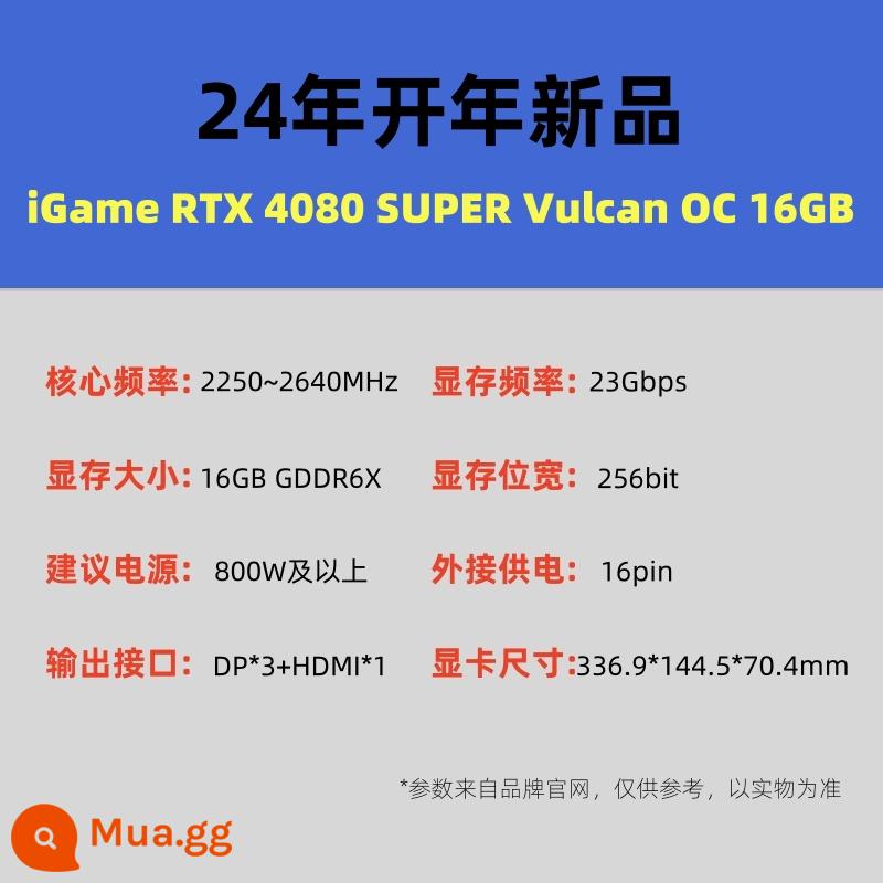 Nhiều màu sắc RTX4080 16G Đồ Họa Tomahawk Sang Trọng ULTRA W OC Vulcan Nước Thần Điểm Miễn Phí Vận Chuyển - RTX4080 SUPER VULCAN OC