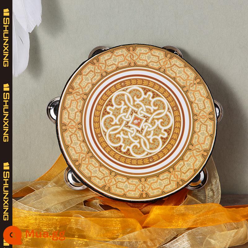 Đôn Hoàng Bay Tambourine Tân Cương Duy Ngô Nhĩ Tambourine Hanfu Ảnh cầm tay Trống Ruy băng Trống Đường Trống Nhạc cụ Múa - Dây đeo caisson Feitian một mặt