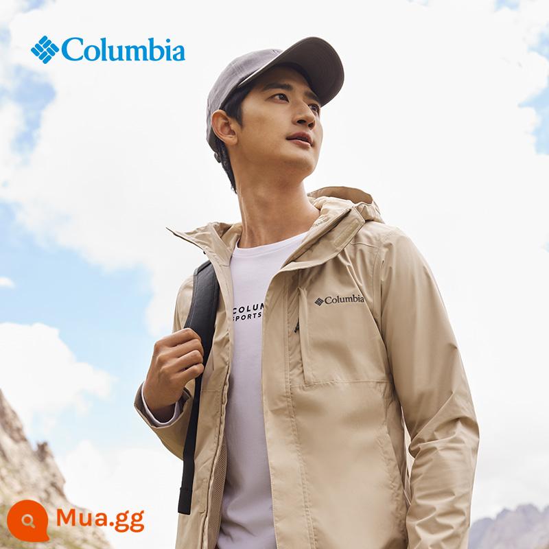 Columbia ngoài trời mùa thu và mùa đông nam thể thao chống thấm nước áo khoác du lịch đi bộ đường dài áo khoác RE0086 - 271 Yến Mạch Trắng [Nữ có thể giảm size] Nam nữ đều có kiểu dáng giống nhau